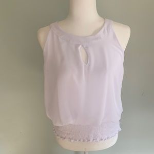 Ladies white Joseph a sleeveless blouse